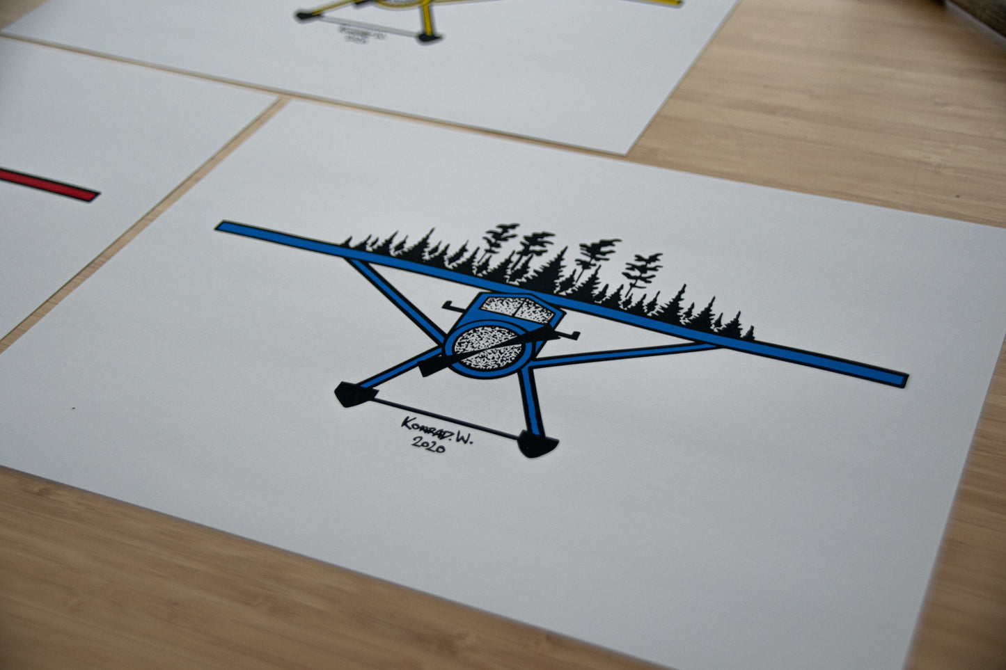 Bush Plane - Pen and Ink PRINT