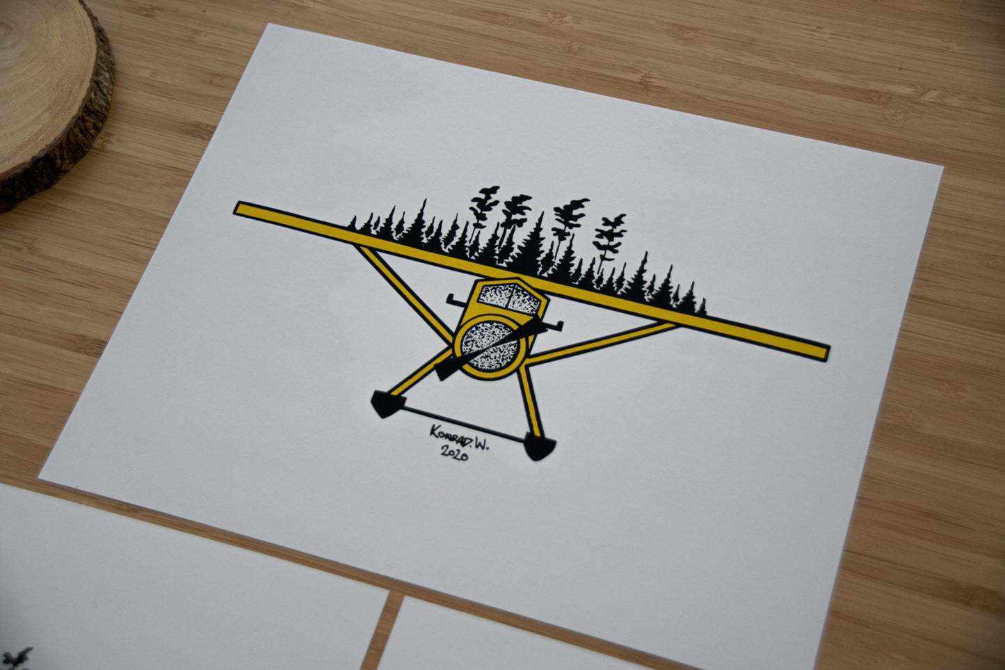 Bush Plane - Pen and Ink PRINT