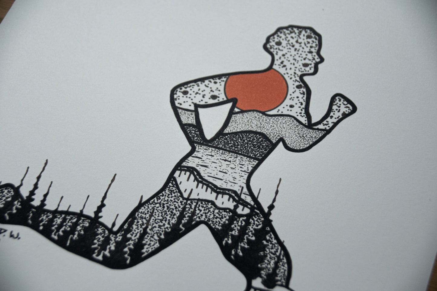 Runner - Pen and Ink PRINT