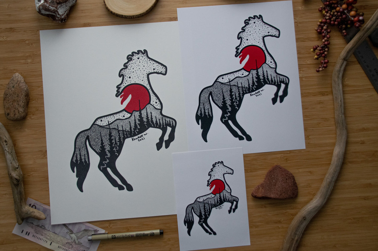 Horse - Pen and Ink PRINT