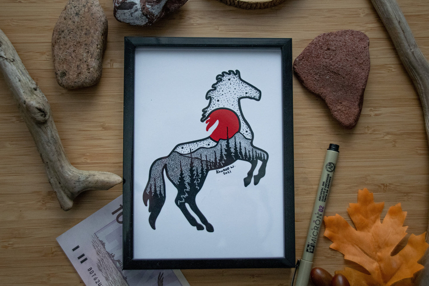 Horse - Pen and Ink PRINT