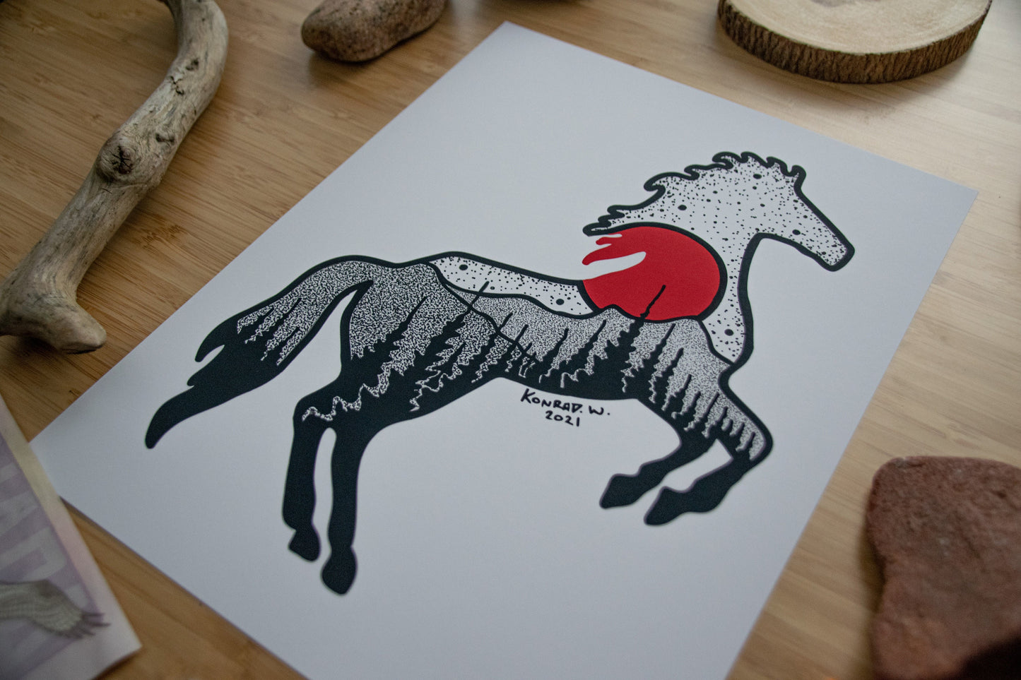 Horse - Pen and Ink PRINT