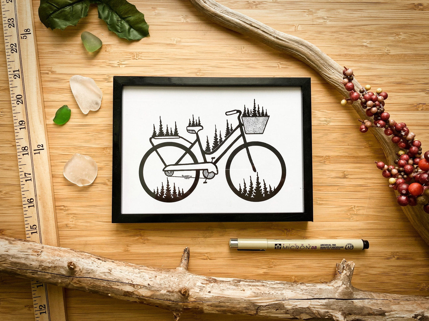 Bicycle - Pen and Ink PRINT